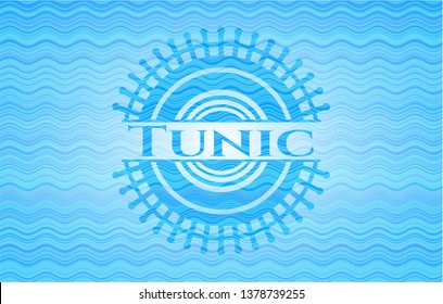 Tunic water wave representation style badge.