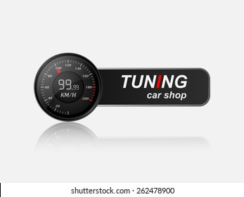 Tuning Car Shop Logo,vector 