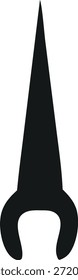 Tuning Fork Audio Symbol Vector Icon