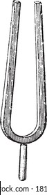 Tuning fork, From the Dictionary of Word and Things, 1888.