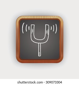 tuning fork doodle