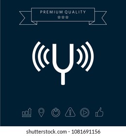 Tuning fork icon