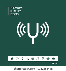 Tuning fork icon