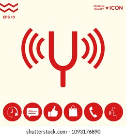 Tuning fork icon