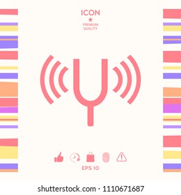 Tuning fork icon
