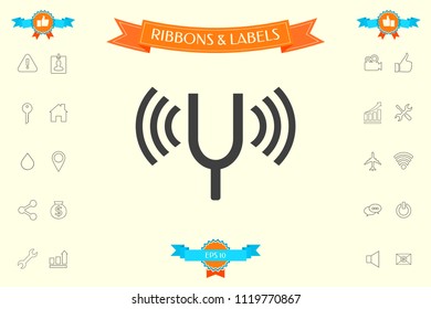 Tuning fork icon