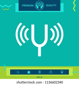 Tuning fork icon