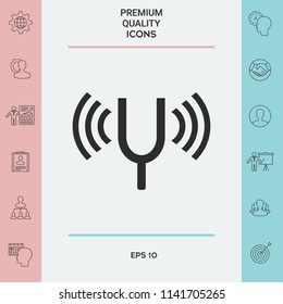 Tuning fork icon