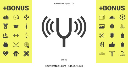 Tuning fork icon