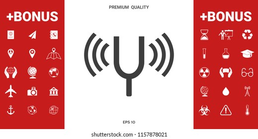 Tuning fork icon