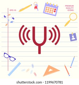 Tuning fork icon