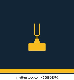 Tuning fork icon.