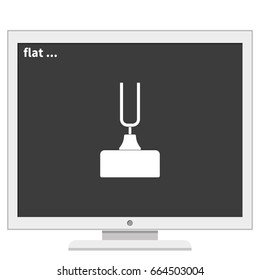 Tuning fork icon.