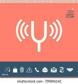 Tuning fork icon