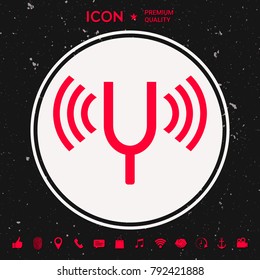 Tuning fork icon