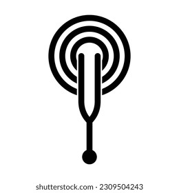 tuning fork icon, tuning vector, fork illustration