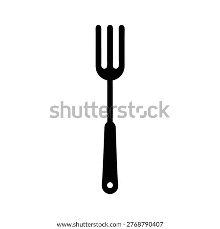 Tuning Fork silhouette vector art Illustration