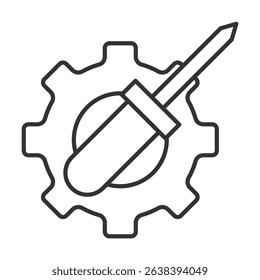 Tuning Line Icon Element For Design