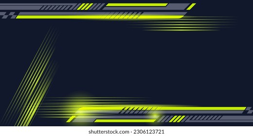 Tuning racing sport stripes. Sports racing stickers, sports car, motorbike and boat decals. Striped vehicle tuning bars flat vector illustration set