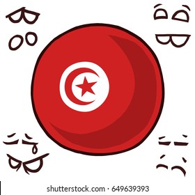 Tunisia country ball