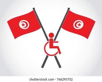Tunisia Emblem Disability