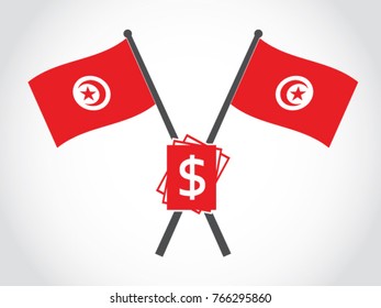 Tunisia Emblem Dollar Bill