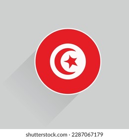 tunisia flag vector icon design, tunisia national flag design