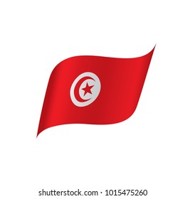 Tunisia flag, vector illustration