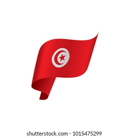 Tunisia Flag, Vector Illustration