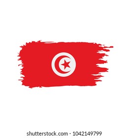 Tunisia flag, vector illustration