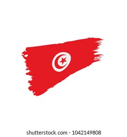 Tunisia flag, vector illustration