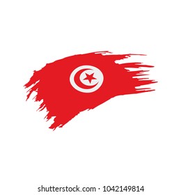 Tunisia flag, vector illustration