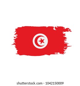 Tunisia flag, vector illustration