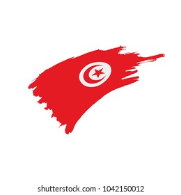 Tunisia flag, vector illustration