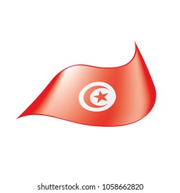 Tunisia flag, vector illustration