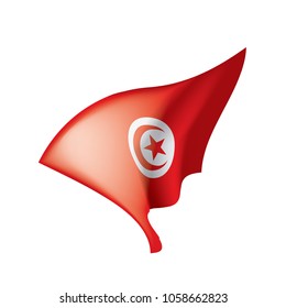 Tunisia flag, vector illustration