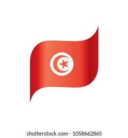 Tunisia flag, vector illustration