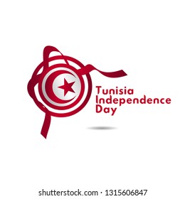 Tunisia Independence Day Vector Template Design Illustration