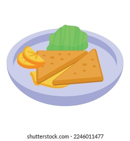 Tunisia lunch icon isometric vector. City travel. Arabic grand