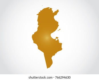 Tunisia Map Territory