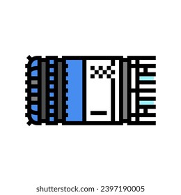 tunnel boring construction vehicle color icon vector. tunnel boring construction vehicle sign. isolated symbol illustration