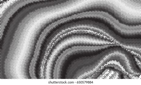 tunnel dots wave halftone vector background