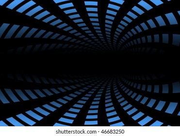 Tunnel entrance squared