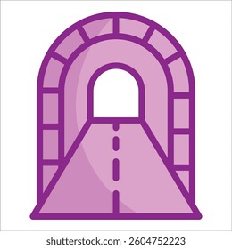 Tunnel Icon Element For Design