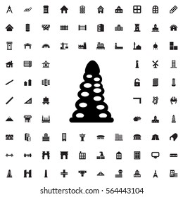 tunnel icon illustration isolated vector sign symbol