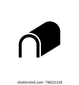 tunnel icon illustration isolated vector sign symbol