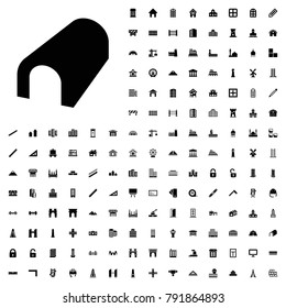 Tunnel icon illustration isolated vector sign symbol. architecture icons vector set.
