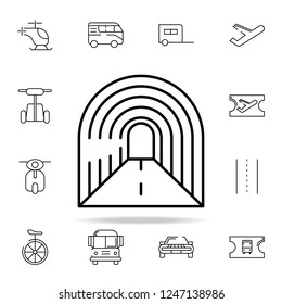 tunnel icon. transportation icons universal set for web and mobile