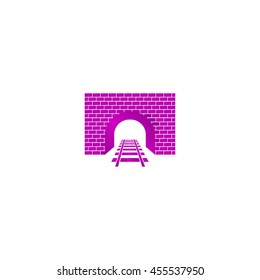 Tunnel icon. Vector concept illustration for design.