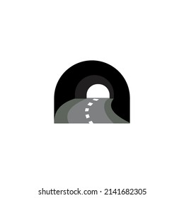 plantillas de diseño de vectores de iconos de túnel 